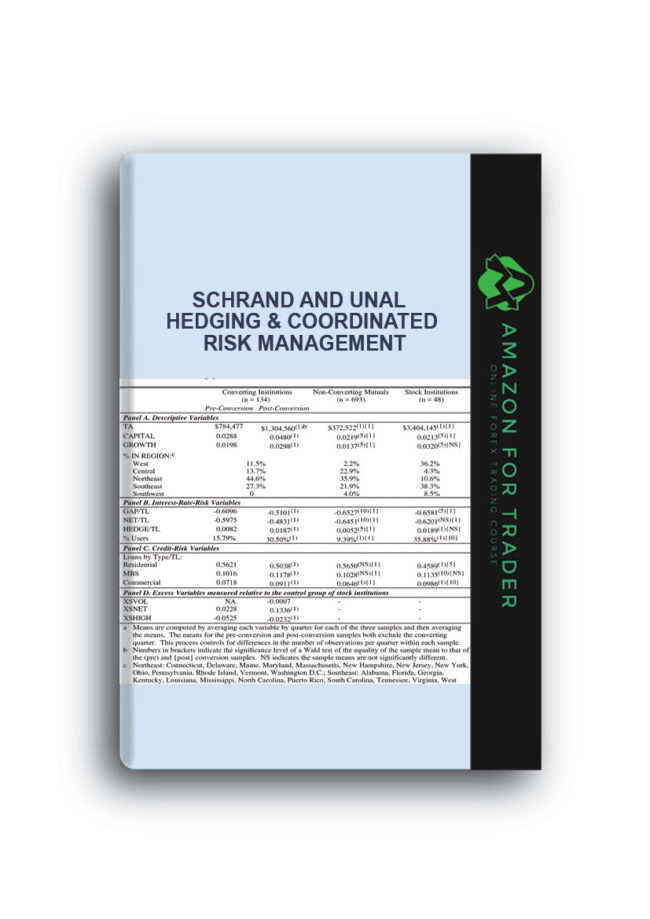 Schrand and Unal - Hedging & Coordinated Risk Management