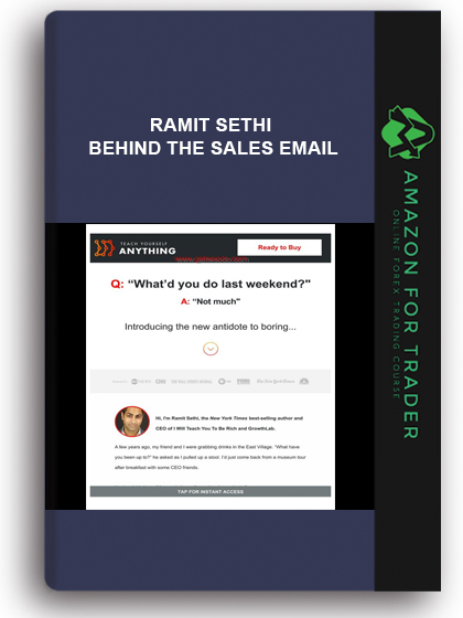 Ramit Sethi - Behind The Sales Email