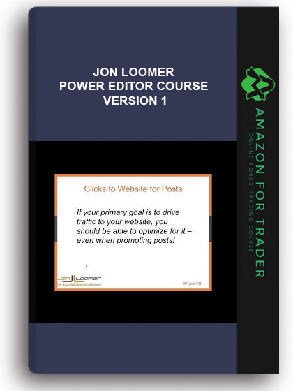 Jon Loomer - Power Editor Course - Version 1